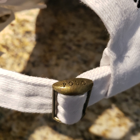 POLO RALPH LAUREN LIMITED VARSITY POLO BEAR 🐻 LOGO WHITE CAP HAT OSFA $49 NWT - Picture 5 of 9